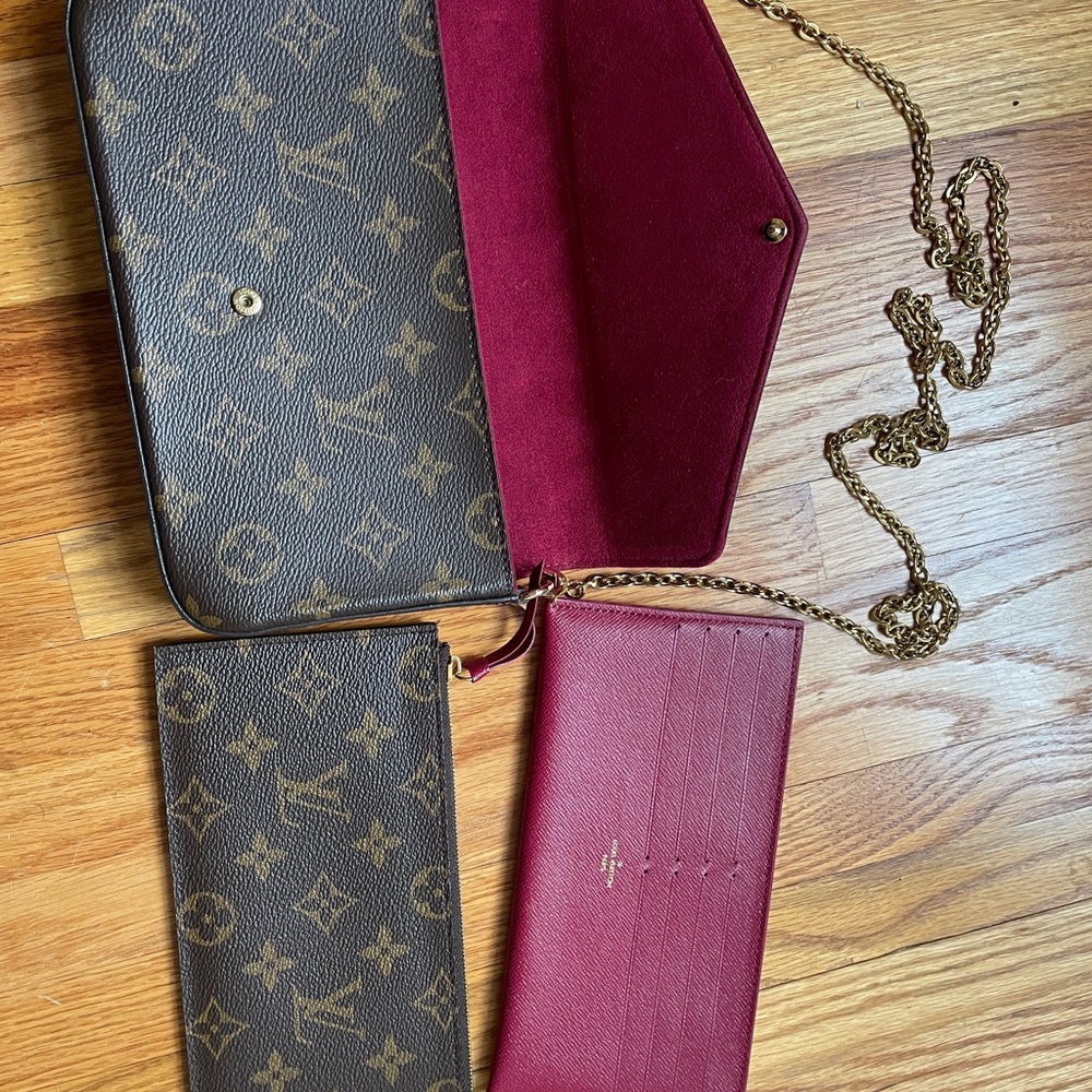 Louis Vuitton Brown and Red Women's Bag